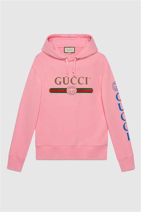 gucci pink pullover|cheapest Gucci hoodie.